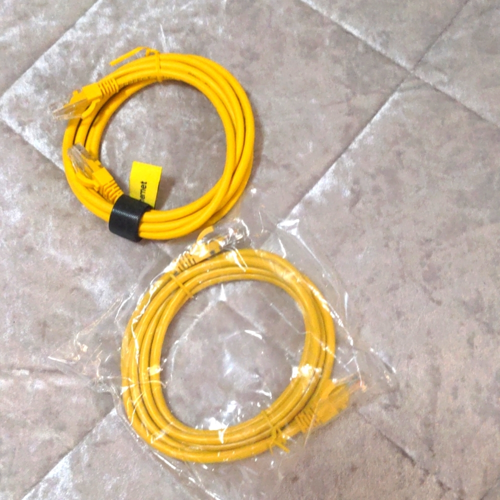 Brand New AddOn Yellow Cat.6a UTP Network Cord